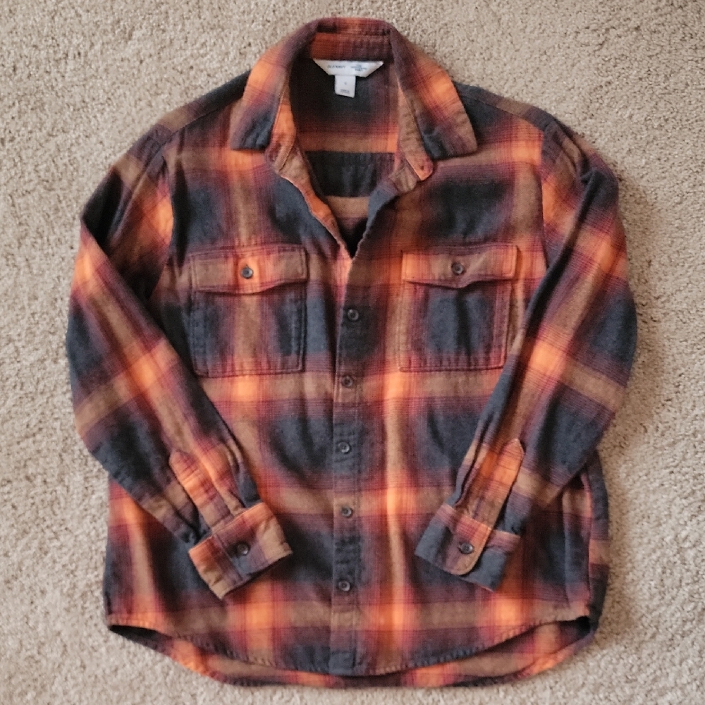 Taylor Swift Evermore Old Navy Plaid Button Down Size Small - Picture 3 of 6